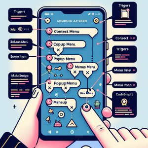 Android Context Menu Generator