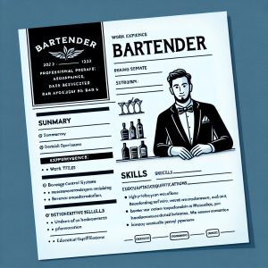 Bartender Resume Generator