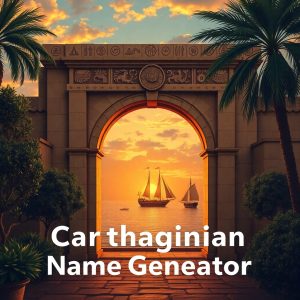 Carthaginian Name Generator