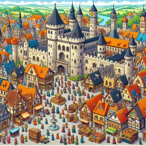 Cartoon Medieval City Generator