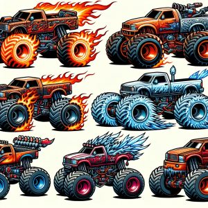 Cartoon Monster Truck Generator