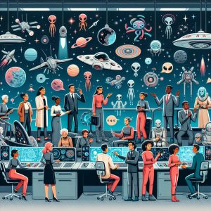 Cartoon Sci Fi Scene Generator