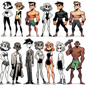 Cartoon Static Pose Generator