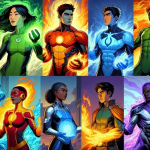 Cartoon Superhero Team Generator