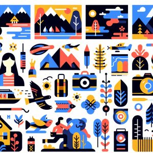 Flat Vector Illustration Generator