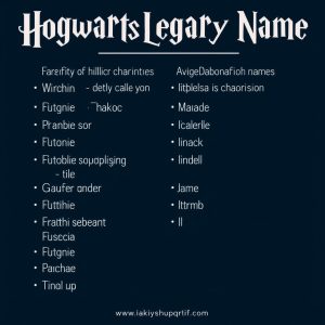 Hogwarts Legacy Name Generator