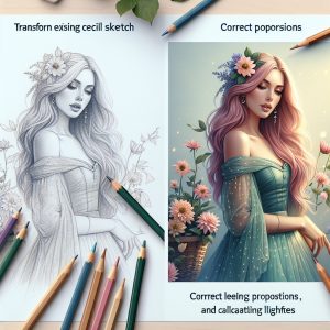 Semi Realistic Illustration Generator
