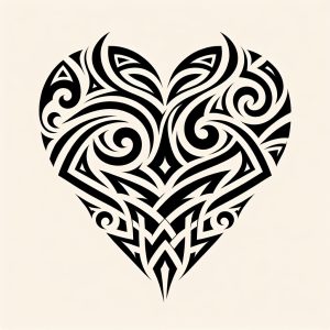 Tribal Heart Tattoo Generator