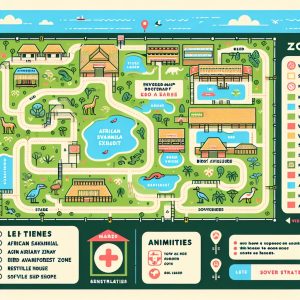 Zoo Map Illustration Generator